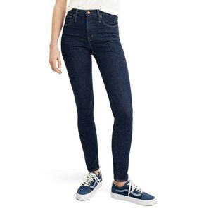 Madewell 10" High Rise Skinny Jeans Dark Lucille Wash Denim Women's 24